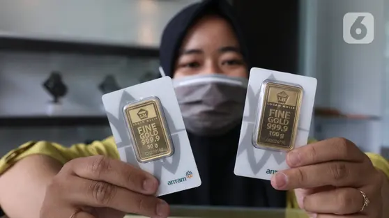Harga Emas Antam Sepekan: Sempat Tergelincir sebelum Akhirnya Rebound