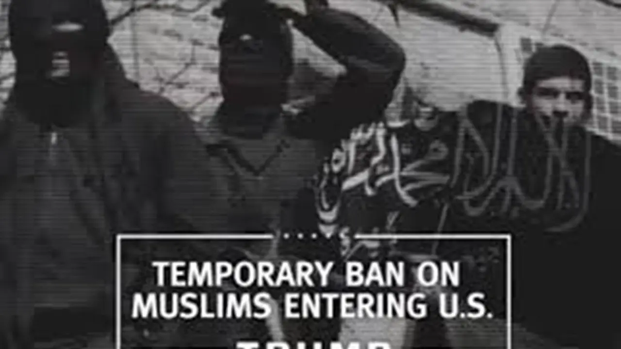 Iklan TV Perdana Donald Trump Larang Muslim Masuk AS 