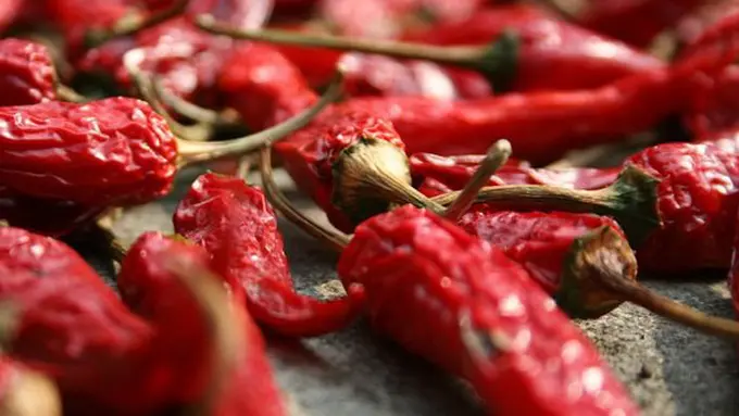 Mengeringkan cabai/copyright Pixabay.com