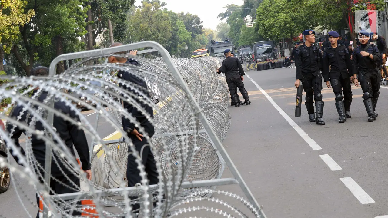 Jelang Sidang Pembacaan Putusan, Penjagaan Gedung MK Diperketat