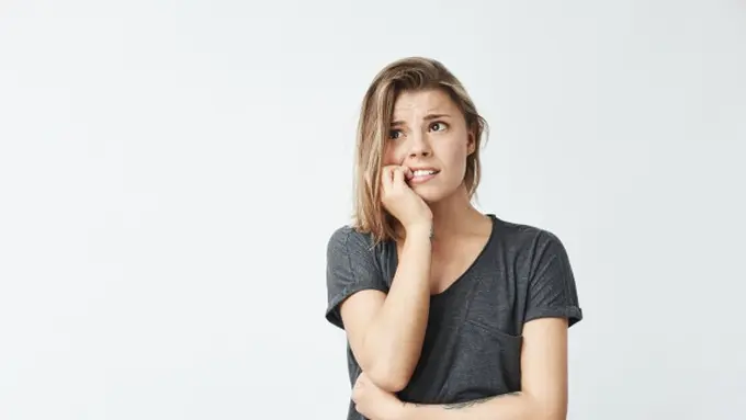 Ilustrasi Gigit Kuku