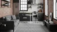 15 Inspirasi Desain Dapur Menyatu dengan Ruang Tamu di Rumah Lahan Terbatas Tren 2025, Bikin Lega
