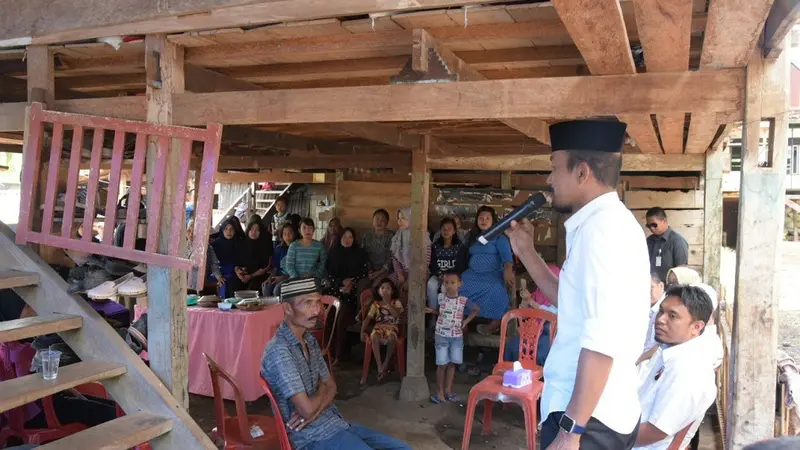 Cawagub Sulsel, Andi Mudzakkar saat berkampanye di Kabupaten Soppeng, Sulsel (Liputan6.com/ Eka Hakim)