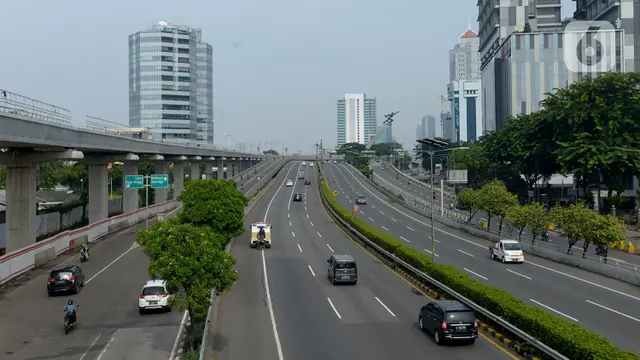 Lalu Lintas DKI Jakarta Sepi