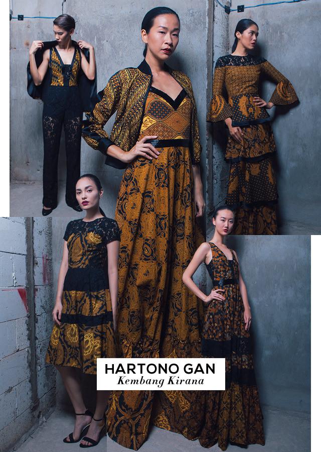 Gaun Batik  yang Anggun untuk  Cocktail Kreasi Hartono Gan 