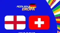 Euro 2024 - Inggris Vs Swiss (Bola.com/Adreanus Titus)