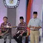 Calon Gubernur DKI Jakarta no 3, Anies Baswedan memberikan jawaban saat debat terakhir Pilgub DKI Jakarta 2017 di Hotel Bidakara, Jakarta, Rabu (12/4). (Liputan6.com/Faizal Fanani)