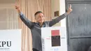 Dharma Pongrekun-Kun Wardana akan bersaing dengan kandidat lain, yakni Ridwan Kamil-Suswono dan Pramono Anung-Rano Karno. (merdeka.com/Arie Basuki)