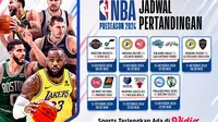 Jadwal Live Streaming NBA Preseason 2024-2025 di Vidio Pekan Ini