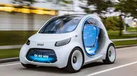 Smart Vision EQ ForTwo yang bakal diperkenalkan di Frankfurt Motor Show 2017