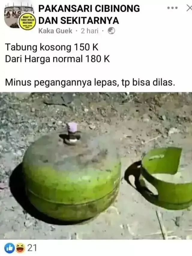 6 Potret Perlengkapan Dapur Nyeleneh Dijual di Facebook Ini Bikin Tepuk Jidat