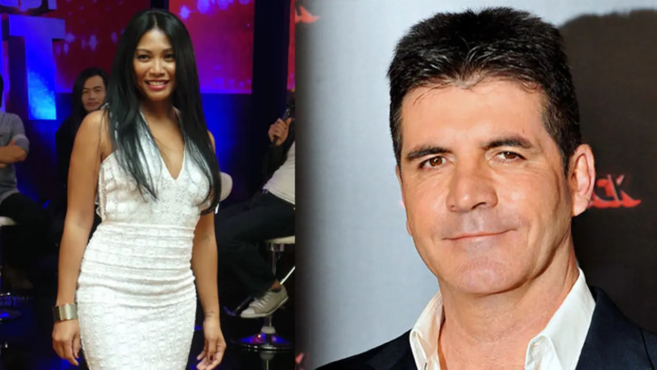 Anggun C Sasmi dan Simon Cowell