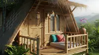 7 Desain Rumah Rp50 Juta Pakai Bambu Modern Tahan Lama, Cocok untuk Rumah Tropis