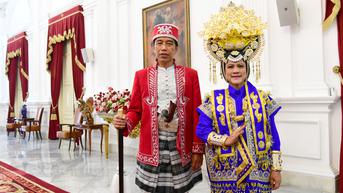 Pakaian Adat Presiden Jokowi dan Ibu Iriana di Upacara HUT ke-77 RI