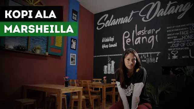 Atlet voli putri Indonesia Berllian Marsheilla bercerita tentang bisnis Kopi.