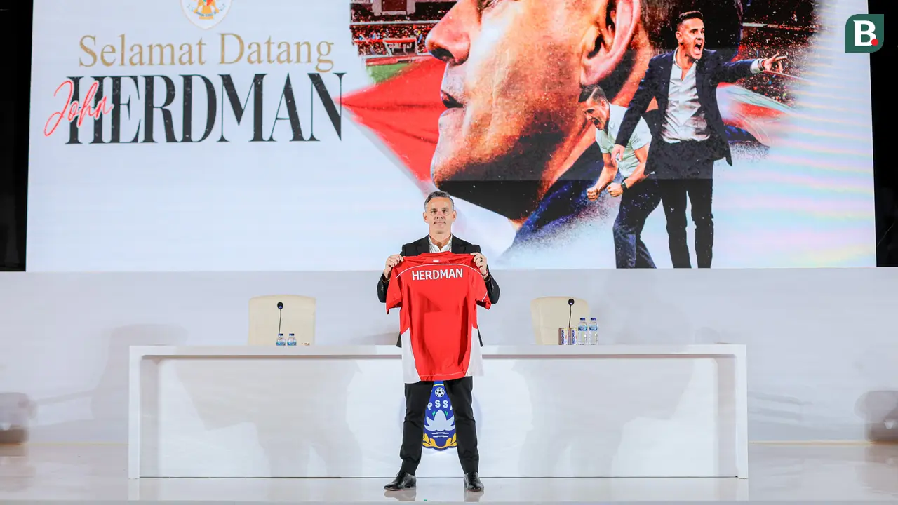Foto: Pancaran Kebahagiaan John Herdman Saat Diperkenalkan Sebagai Pelatih Baru Timnas Indonesia
