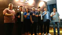 Jumpa pers turnamen GESC Indonesia Dota 2 Pro Circuit Minor di Jakarta, Kamis (1/3/2018). Liputan6.com/ Yuslianson