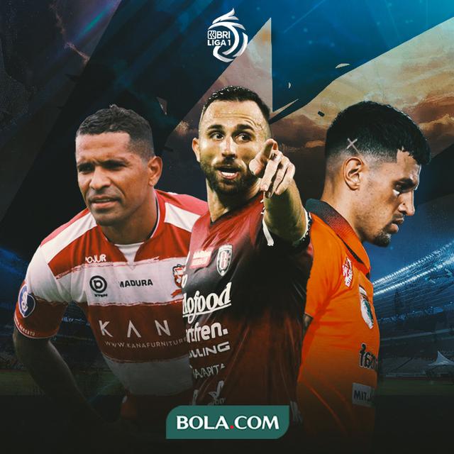 Liga 1 - Beto Goncalves, Ilija Spasojevic, Stefano Lilipaly