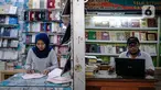 Aktivitas pedagang kertas undangan pernikahan di Pasar Tebet, Jakarta, Kamis (22/7/2020). Adanya larangan saat pandemi covid-19 untuk mengadakan acara yang bisa menimbulkan kerumunan, seperti pesta pernikahan, menyebabkan pendapatan usaha percetakan ini turun drastis. (Liputan6.com/Faizal Fanani)