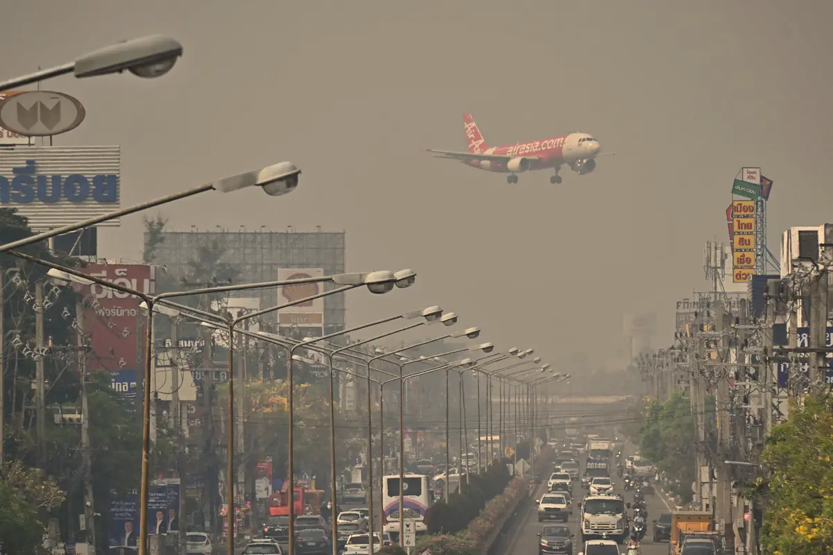Potret Kota Chiang Mai di Thailand Berselimut Polusi Udara
