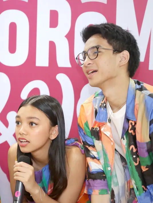 Naura dan Devano Danendra rilis DVD Doremi and You. (Bambang E Ros/Fimela.com)