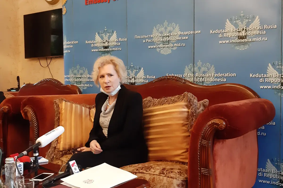 Duta Besar Rusia untuk Indonesia Lyudmila Vorobieva.