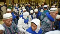 Jemaah haji Indonesia alami batuk-batuk dan ganggu pernafasan. (www.haji.kemenag.go.id)