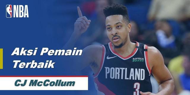 VIDEO: CJ McCollum Bawa Portland Trail Blazers Menang Atas Orlando Magic 130-107