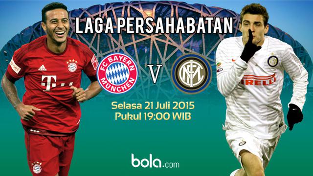 Laga Persahabatan: Bayern Munchen vs Internazionale