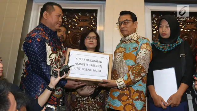 Baiq Nuril Serahkan Surat Permohonan Amnesti ke Jokowi