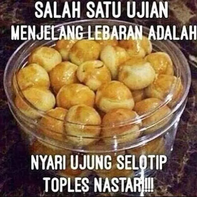 7 Potret Meme Kue Lebaran Ini Bikin Senyum Sendiri