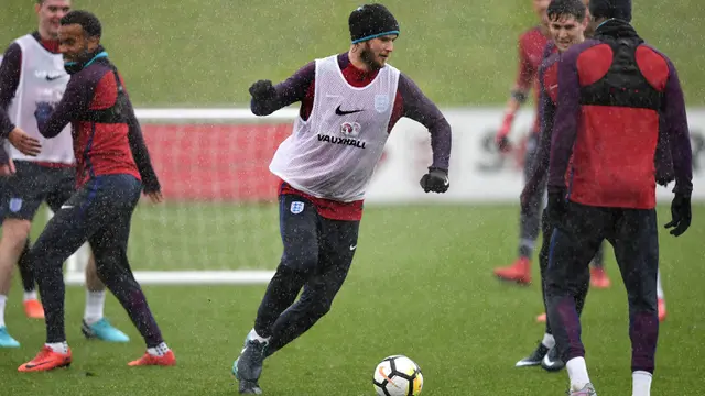 FOTO: Inggris Bersiap Jelang Hadapi Jerman dan Brasil