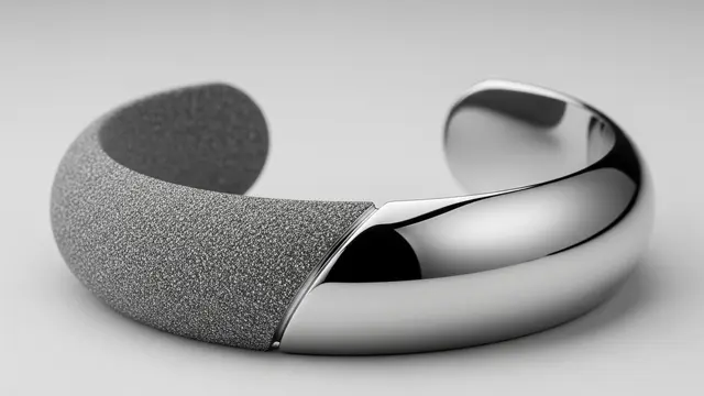 Bangle Pasir Bling dengan Finishing Matte-Glossy