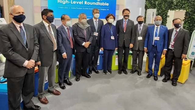 Menteri PUPR Basuki Hadimuljono hadir pada hari ketiga pelaksanaan Conference of the Parties (COP) ke-26 di Glasgow, Skotlandia. (Dok Kementerian PUPR)