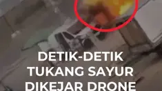 Presiden Ukraina Volodymyr Zelenskyy membagikan video yang diklaim menunjukkan seorang pedagang sayur dikejar drone di Kherson hingga kendaraannya dihantam. Korban selamat dengan luka-luka, sementara Rusia belum memberikan tanggapan atas klaim tersebut.