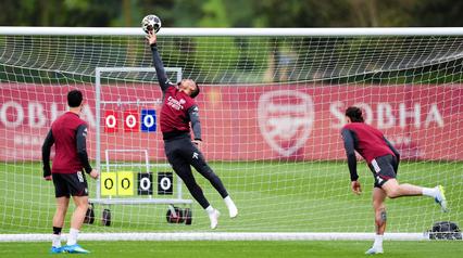 Pertandingan leg pertama semifinal Liga Champions UEFA musim 2025/2026 akan mempertemukan Atletico Madrid dan Arsenal di Estadio Metropolitano, Madrid, Spanyol, pada Kamis (30/4/2026) pukul 02.00 WIB. (John Walton/PA via AP)