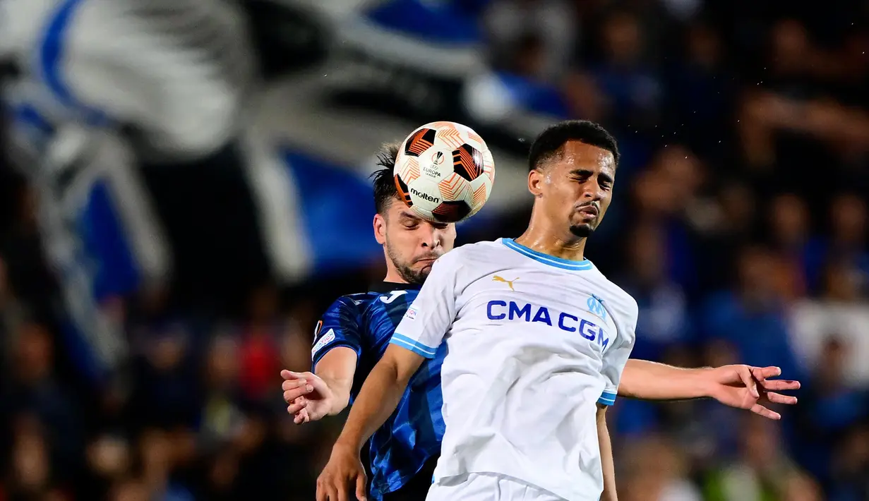 Kemenangan dini menambah kepercayaan diri para pemain Atalanta.  (Marco BERTORELLO/AFP)