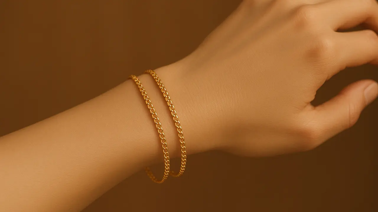 Model Gelang Emas Bertumpuk 2 Gram