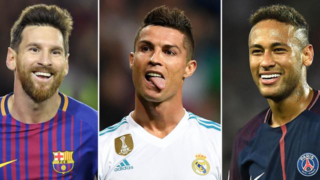 FOTO: Ronaldo, Messi dan Neymar, 3 Kandidat Pemain Terbaik FIFA
