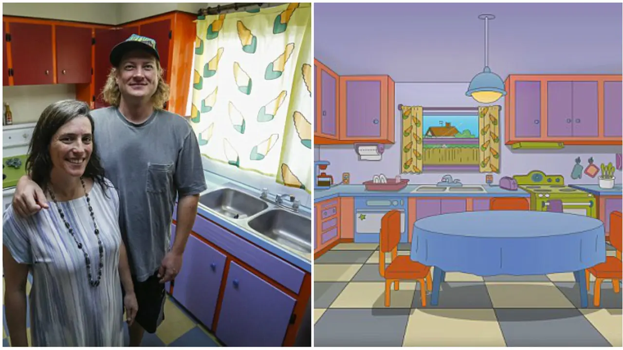 Fans Berat Margie, Pasangan ini Membuat Dapur ala 'The Simpsons'