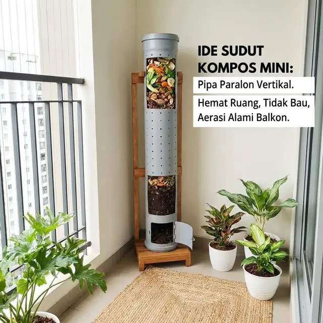 Ide Sudut Kompos Mini di Rumah yang Tidak Bau