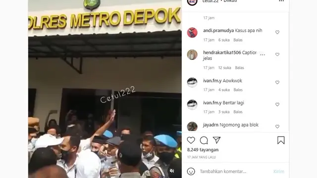 Ormas Geruduk Polres Depok