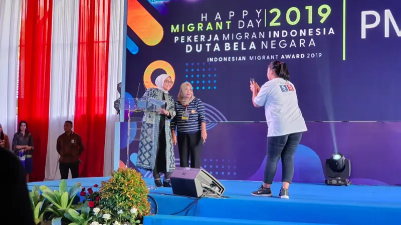 Serunya Main Game bareng Menteri Ketenagakerjaan di Acara Happy Migrant Day 2019