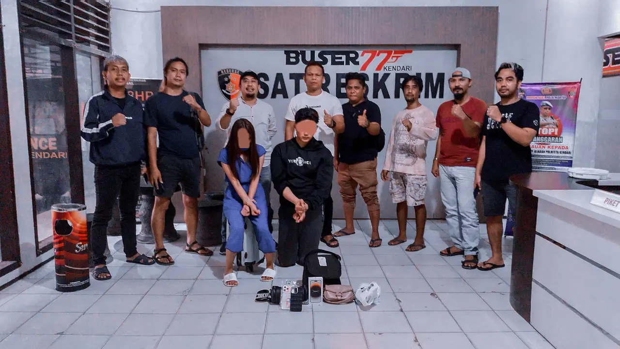 Seorang waria di Kendari menganiaya seorang pria pemuda di Kota Kendari dan menguras uang korban.(Liputan6.com/dok Polres)