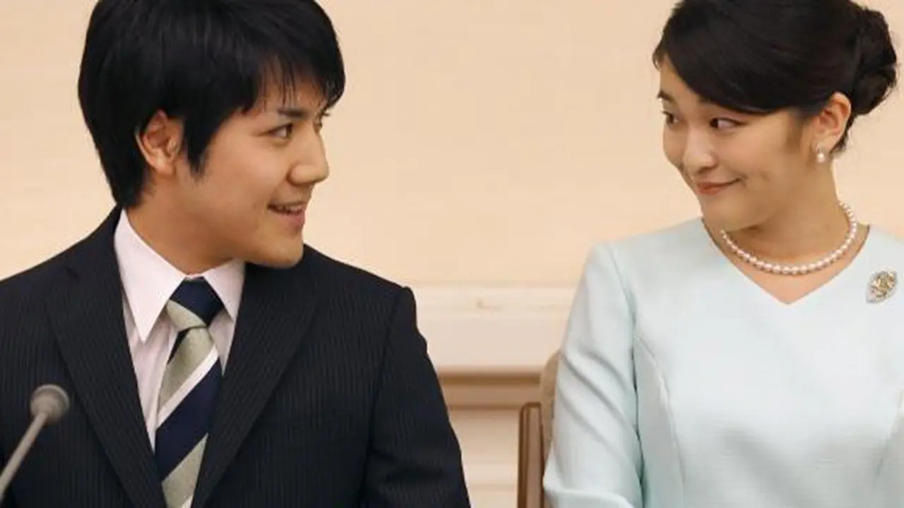 Kei Komuro dan Mako./Copyright news.com.au