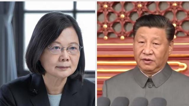Presiden Taiwan Tsai Ing-wen dan Presiden China Xi Jinping.