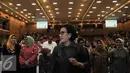 Sri Mulyani Indrawati saat mengisi acara kuliah umum di Graha Sanusi Unpad, Kota Bandung, Selasa (29/11). Sri Muyani mengangkat tema Membangun Fondasi Demi Pertumbuhan yang Lebih Berkelanjutan. (Liputan6.com/Yoppy Renato)