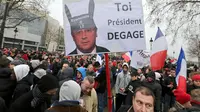 17 Ribu Demonstran Desak Presiden Prancis Mundur
