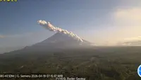 Seismogram Rekam Erupsi Semeru Selama 4 menit 31 detik