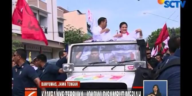 Kala Jokowi Sapa Pendukungnya di Banyumas dengan Bahasa Ngapak